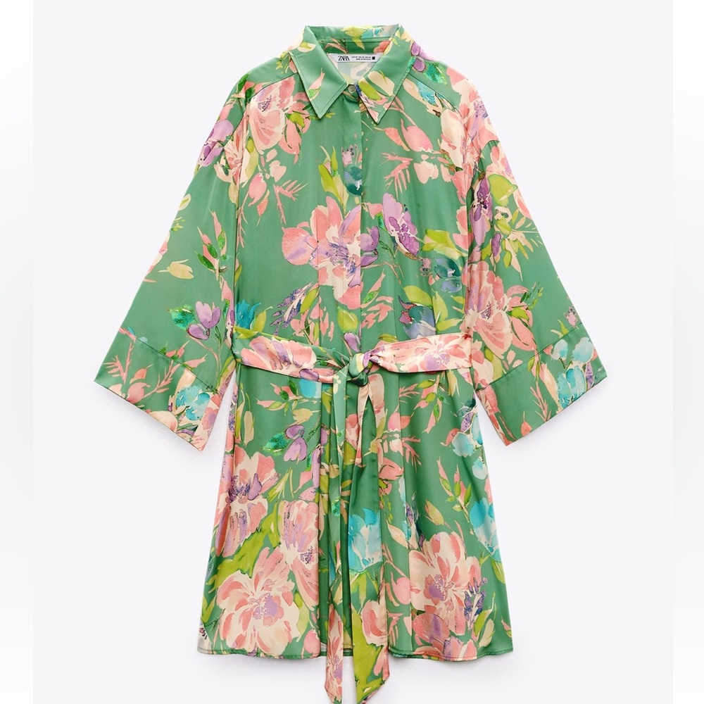 Zara floral dress